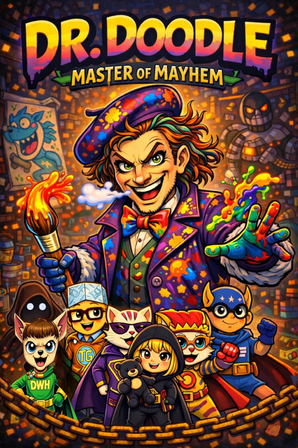 Hero Squad Dr Doodle Master of Mayhem Book Cover